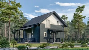 Коттедж с мансардой Медынь 3