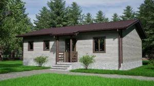 Одноэтажный коттедж Хатунь