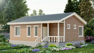 Одноэтажный коттедж Комфорт мини