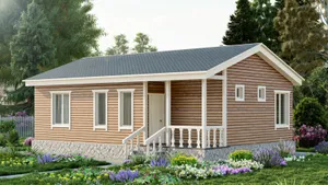 Одноэтажный коттедж Комфорт мини