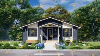 Одноэтажный коттедж Классика 2