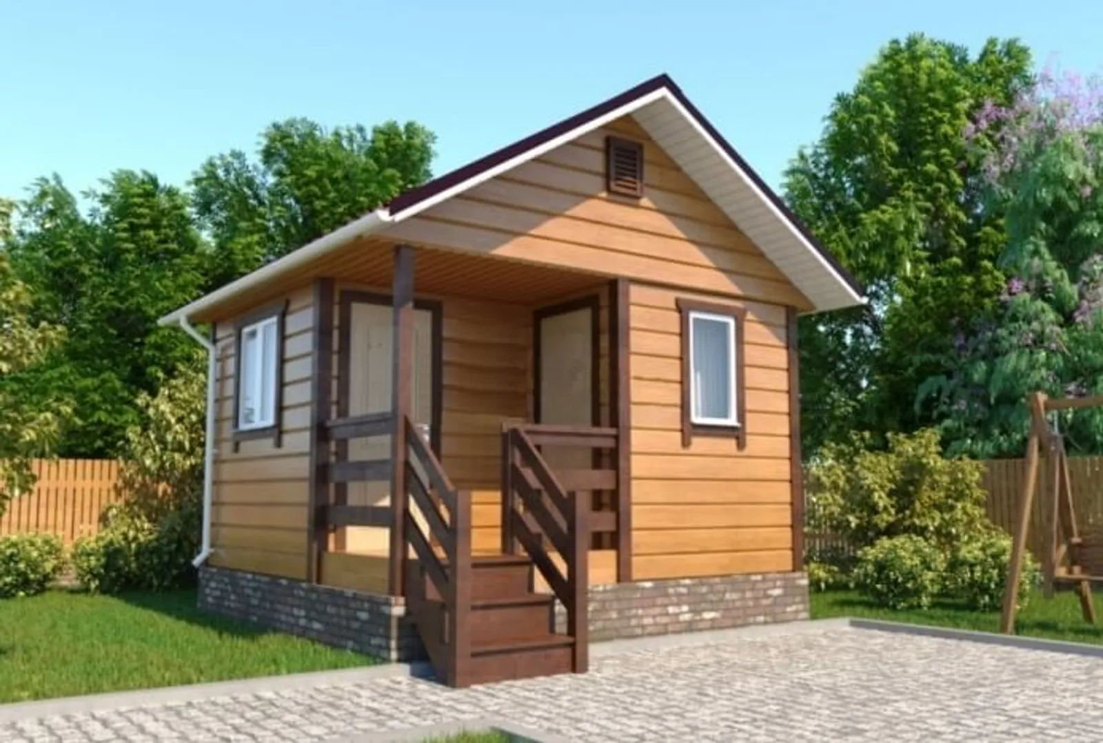 Одноэтажный дачный Малыш