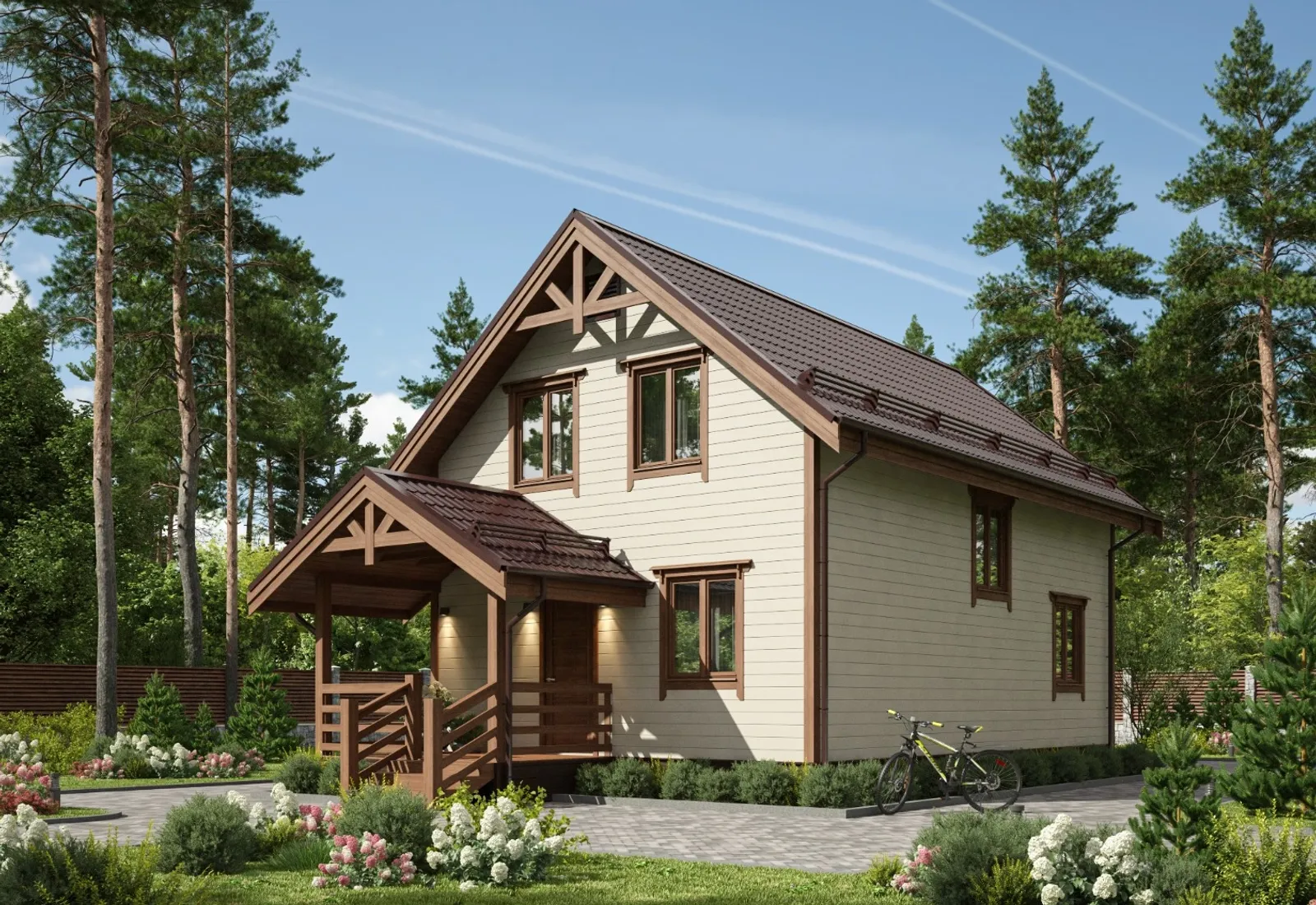 Коттедж с мансардой Медынь 2