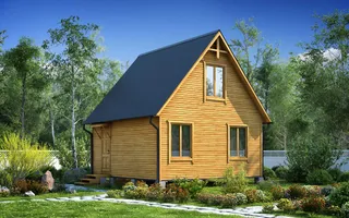 Дачный с мансардой Лидер 1