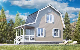 Дачный с мансардой Престиж мини