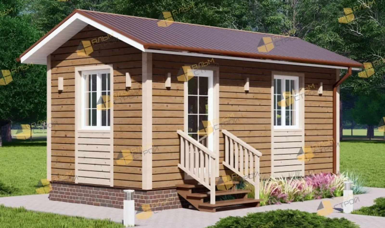 Одноэтажный дачный Дачник