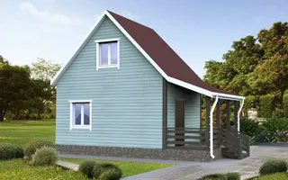 Дачный с мансардой Лидер 2