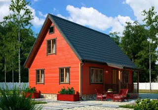 Дачный с мансардой Велес 3