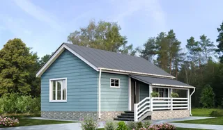 Одноэтажный дачный Атмосфера