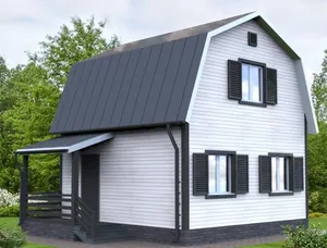 Дачный с мансардой Дача