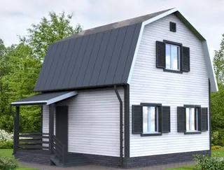 Дачный с мансардой Дача