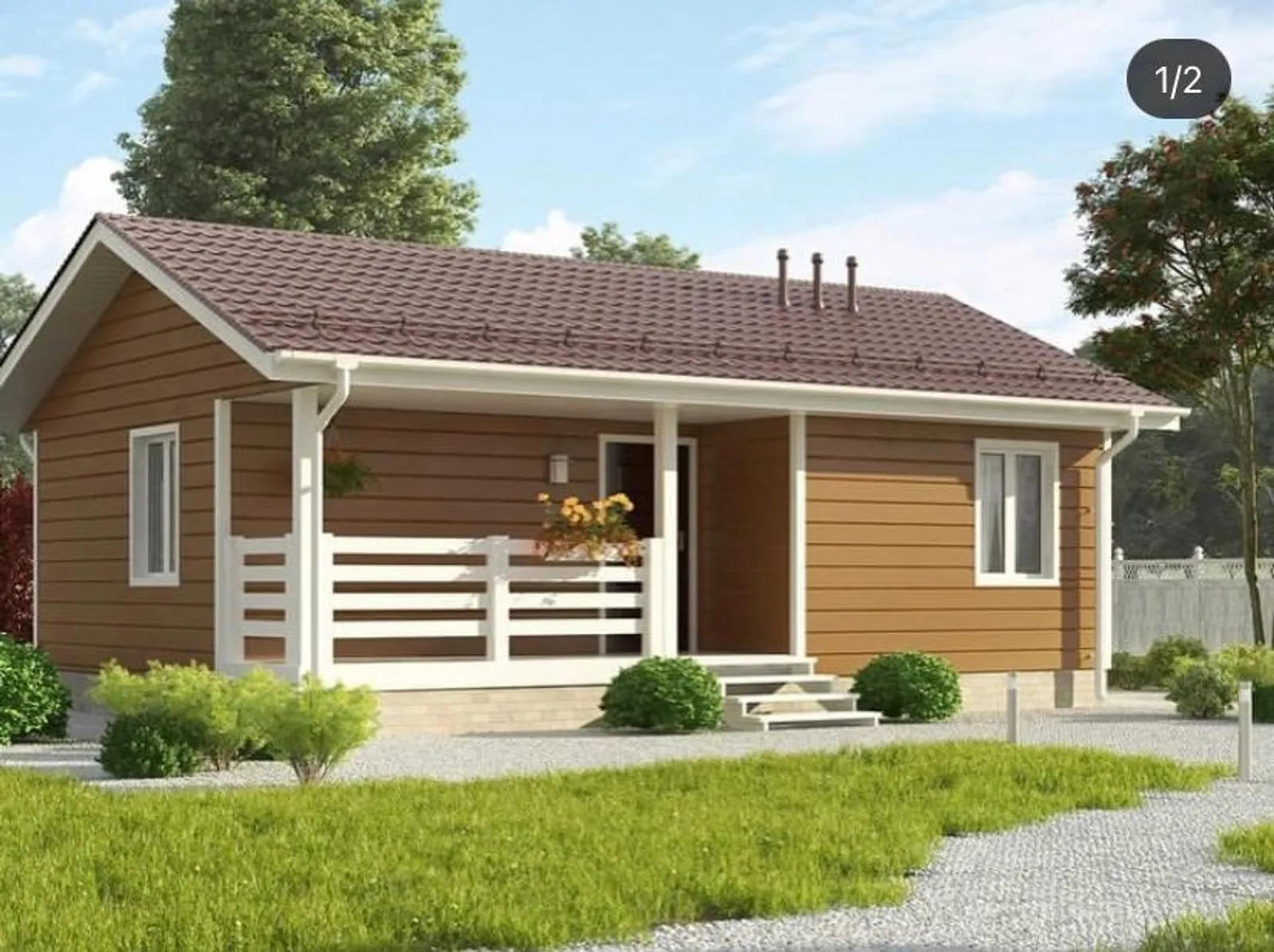 Одноэтажный дачный Дружба