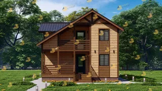 Коттедж с мансардой Канцлер