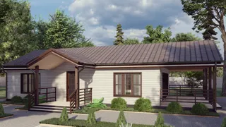 Одноэтажный коттедж Томск 2