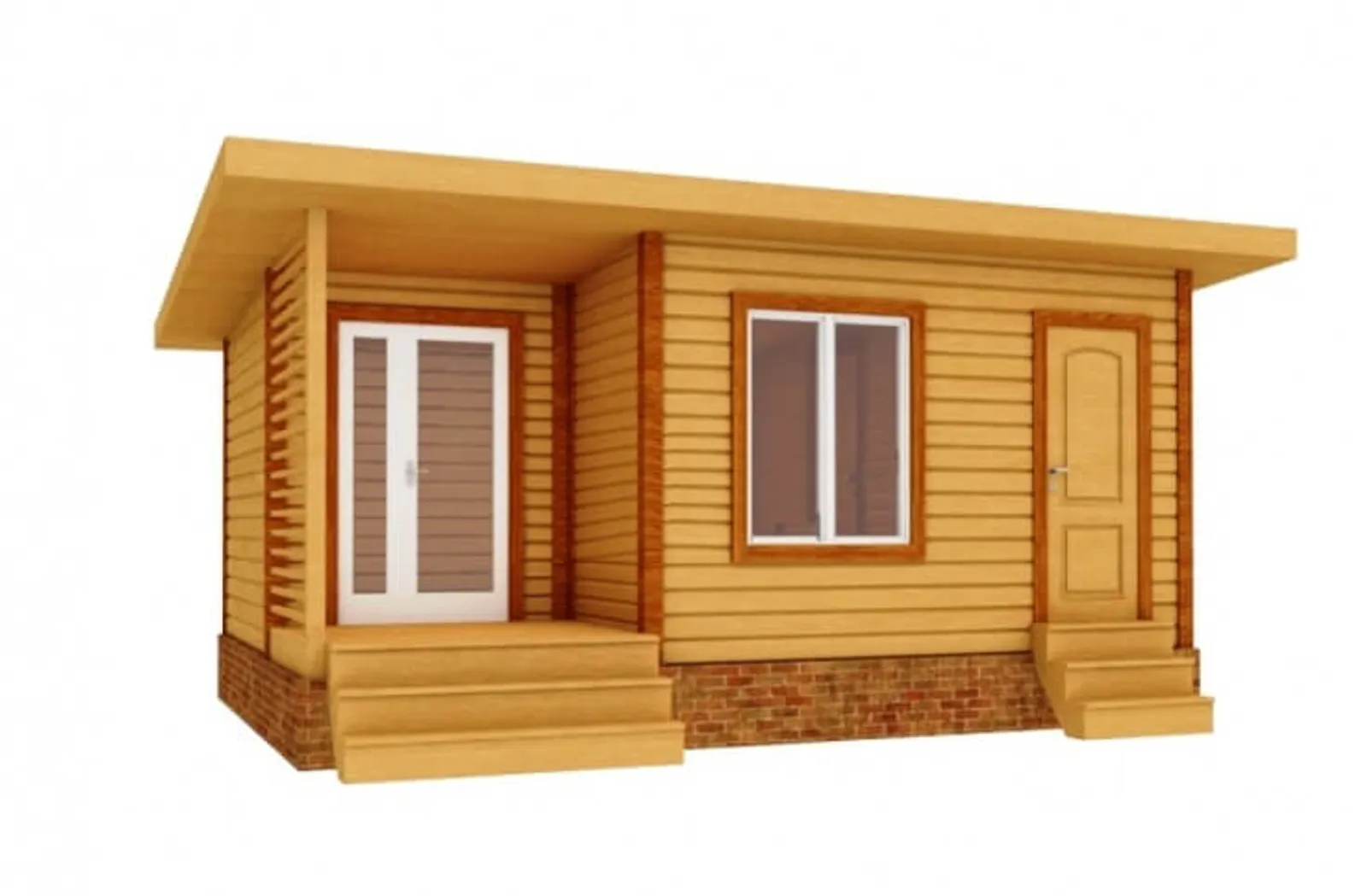 Одноэтажный дачный Кроха