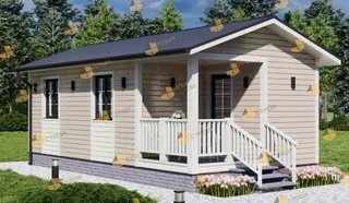 Одноэтажный дачный Финский