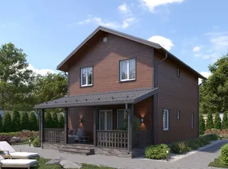 Двухэтажный коттедж Ярославль