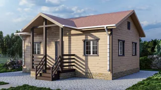 Одноэтажный коттедж Классика