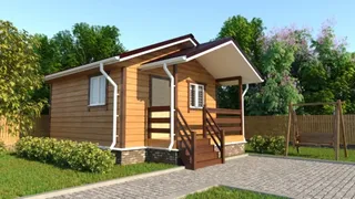 Одноэтажный дачный Малыш 2