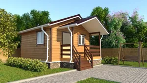 Одноэтажный дачный Малыш 2