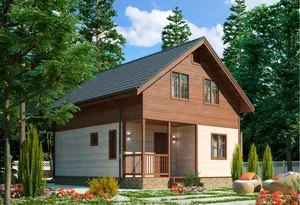 Коттедж с мансардой Медынь