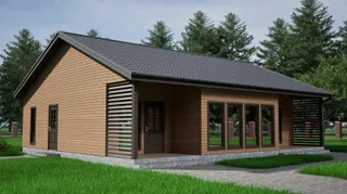 Одноэтажный коттедж Тюмень