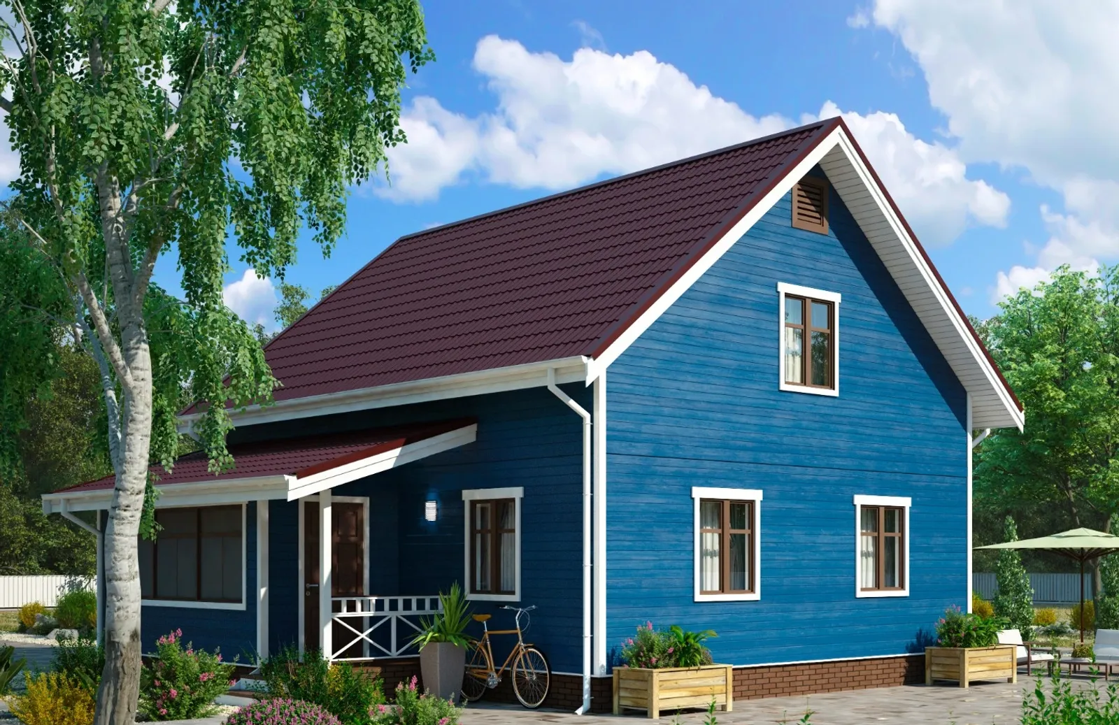 Коттедж с мансардой Киржач