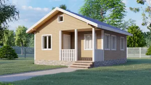 Одноэтажный дачный Зодчий