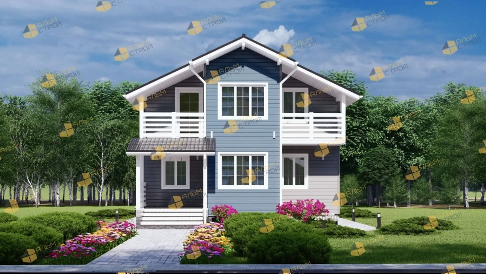 Коттедж с мансардой Кёльн