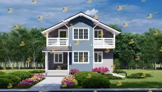 Коттедж с мансардой Кёльн