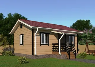 Одноэтажный дачный Фазенда