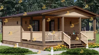 Одноэтажный дачный Беседа