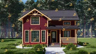 Коттедж с мансардой Подмосковье