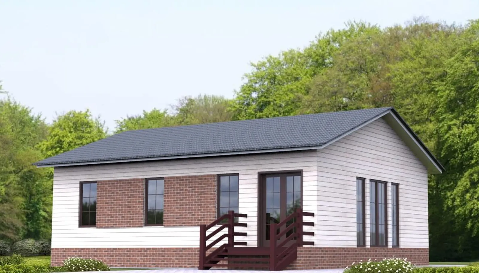 Одноэтажный коттедж Протвино