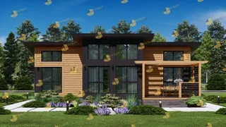 Одноэтажный коттедж Светлый