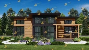 Одноэтажный коттедж Светлый