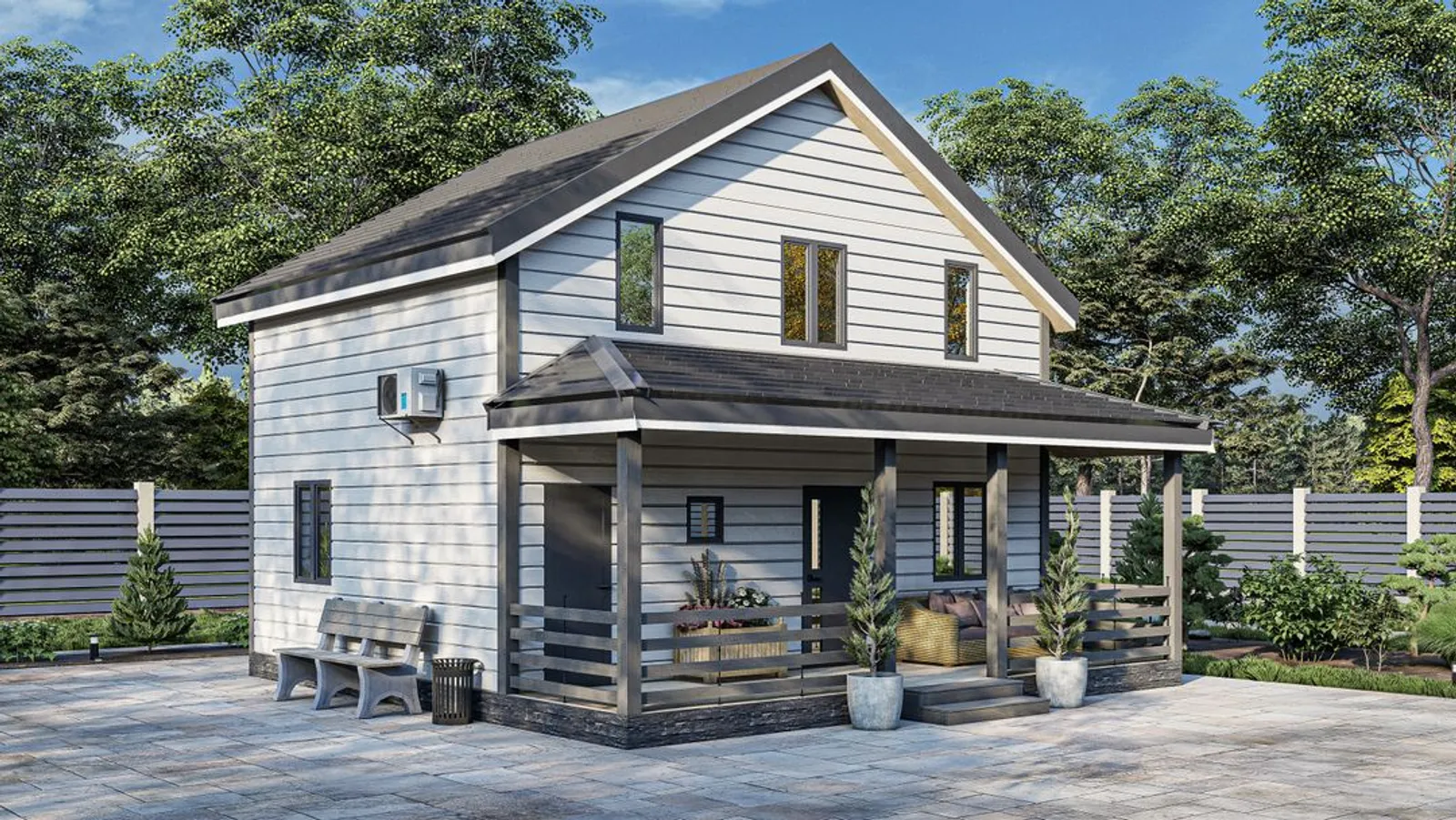 Коттедж с мансардой Рязань