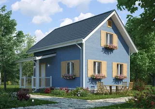 Дачный с мансардой Лесничий