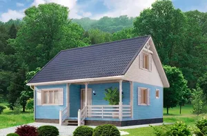 Дачный с мансардой Жемчужина