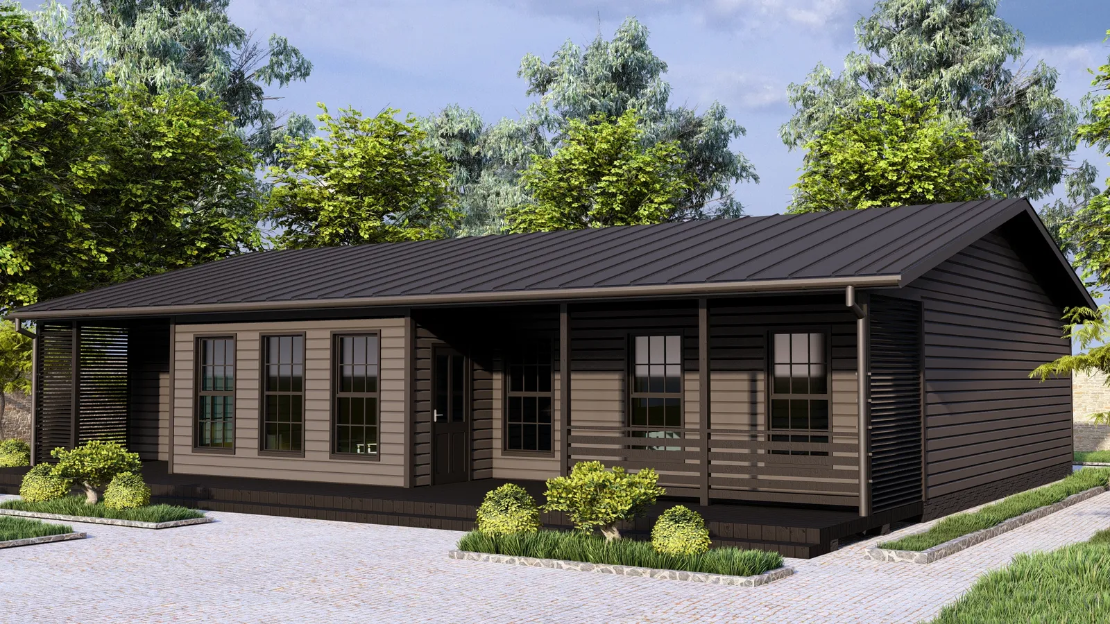 Одноэтажный коттедж Тюмень 2