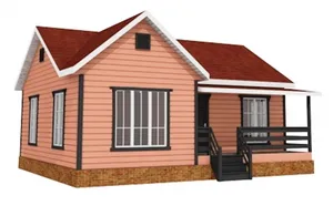 Одноэтажный коттедж Весна