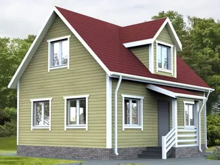 Дачный с мансардой Атлант