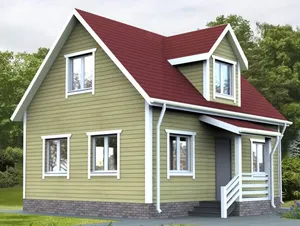 Дачный с мансардой Атлант