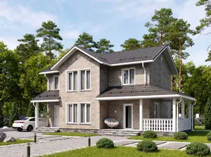 Двухэтажный коттедж Видный 2