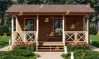 Одноэтажный дачный Пикник