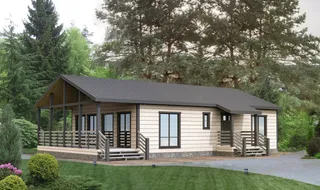 Одноэтажный коттедж Томск