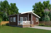 Одноэтажный коттедж Стиль 2