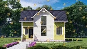 Коттедж с мансардой Феникс 2К