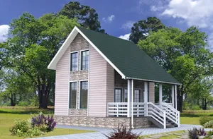 Дачный с мансардой Сказка