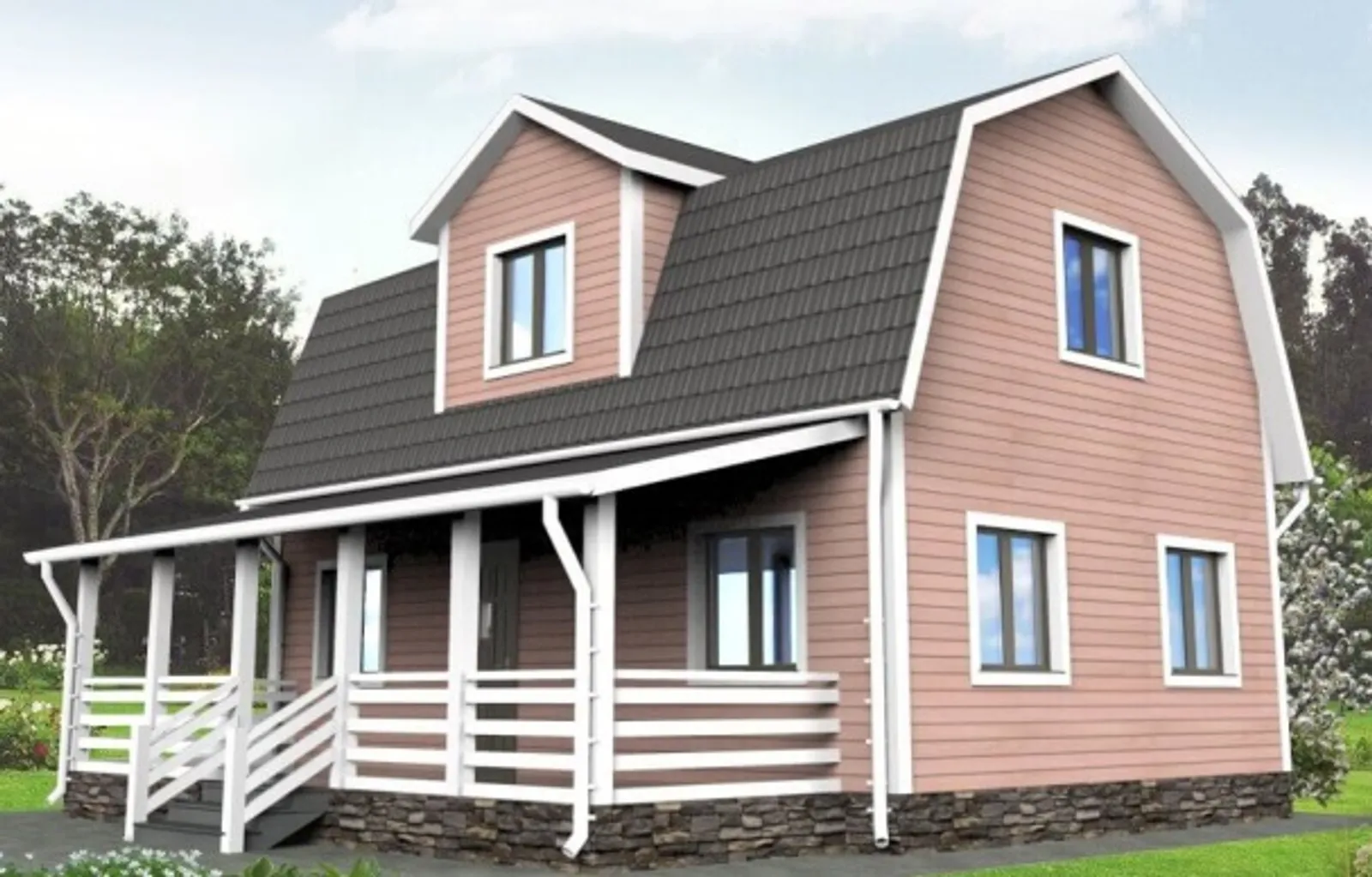 Дачный с мансардой Коломна